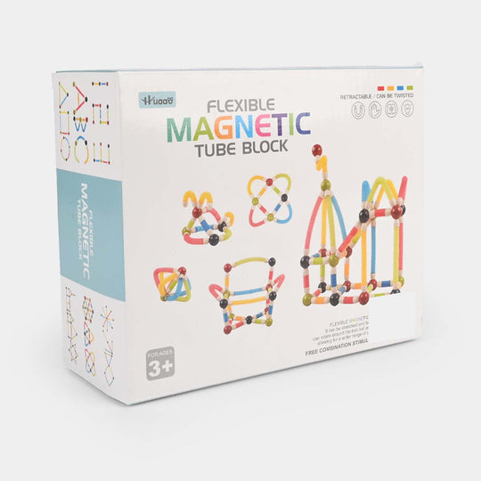 Flexible Magnetic Tube Blocks | 46PCs