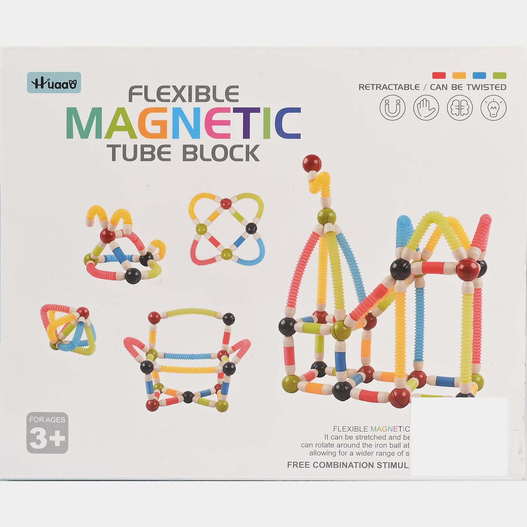 Flexible Magnetic Tube Blocks | 46PCs