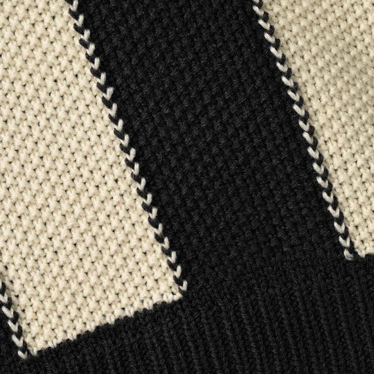 Boys Acrylic Sweater-New York-D.Grey.Off.White