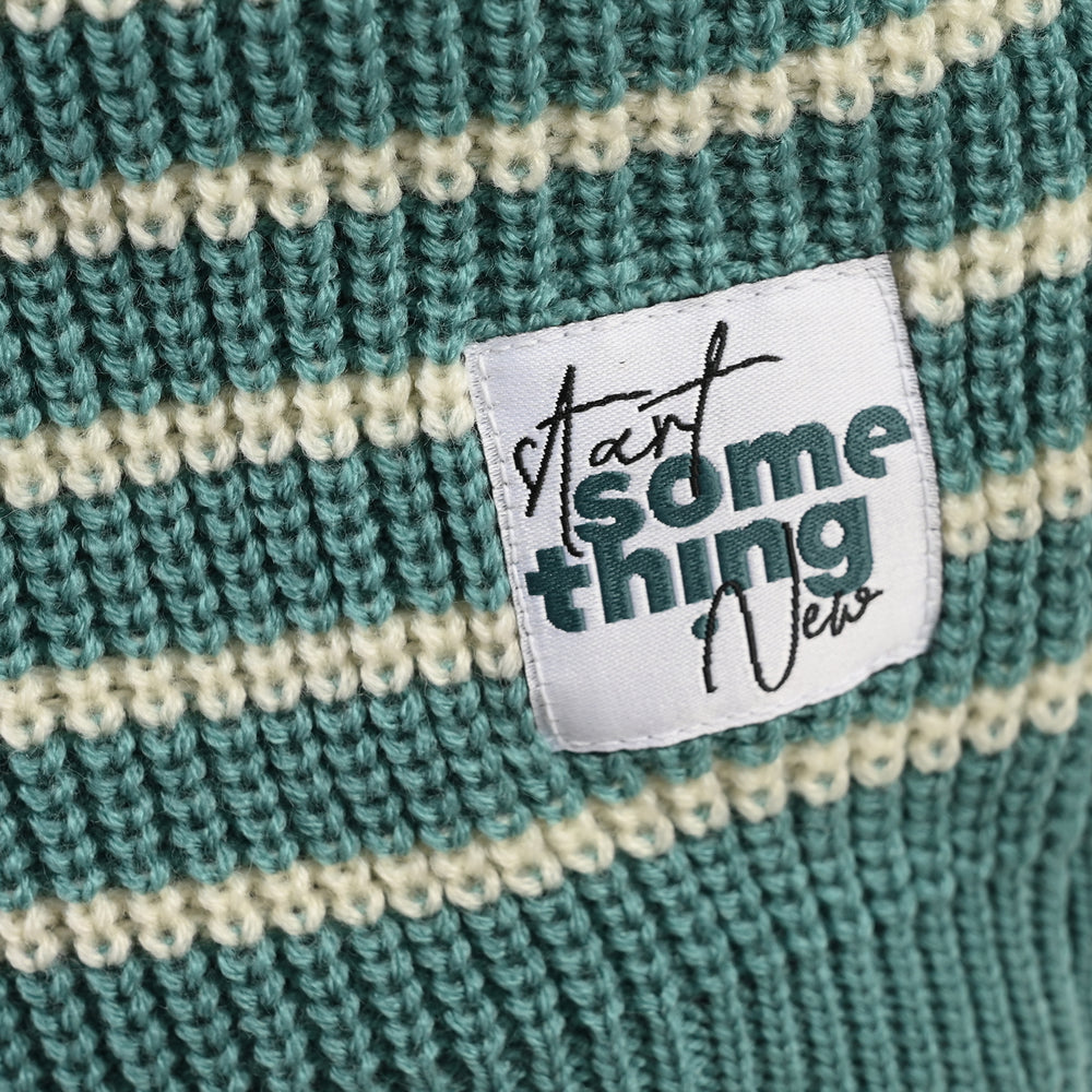 Boys Acrylic Sweater Something New - Green