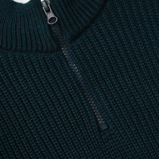 Boys Acrylic Sweater Hustle - Teal Blue