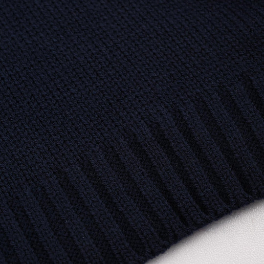 Infant Boys Acrylic Sweater-Laugh-Navy.Red