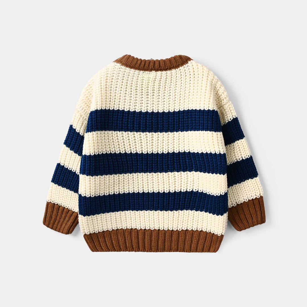 Infant Boys Acrylic Sweater Wheel - Multi