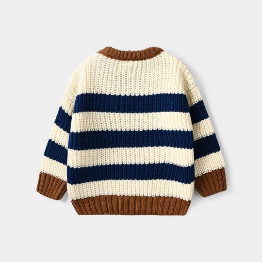 Infant Boys Acrylic Sweater Wheel - Multi