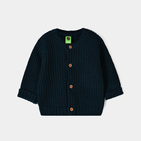 Infant Boys Acrylic Sweater Milk Club - Teal Blue