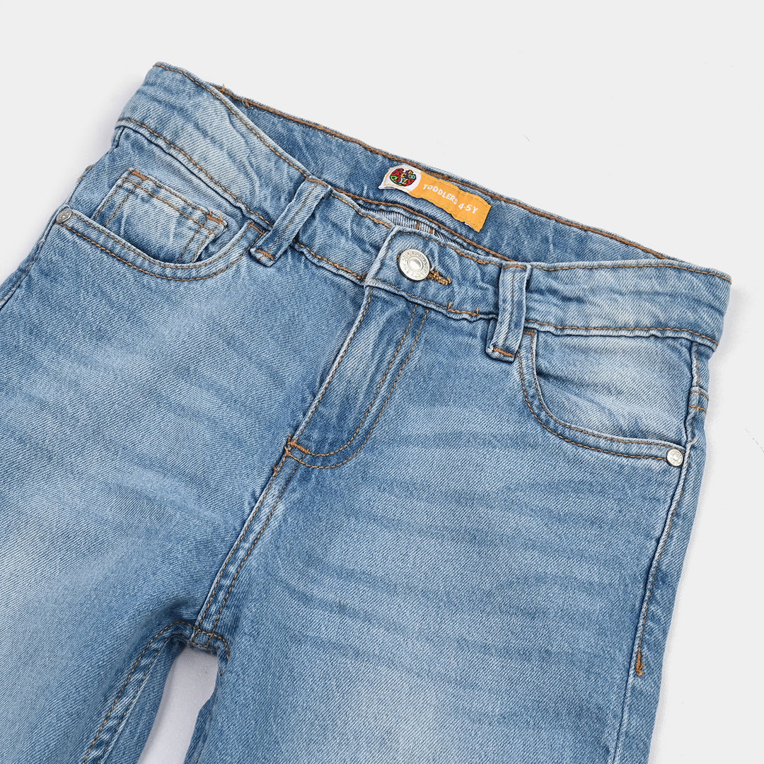 Boys Denim rigid Pant Fully Charged-Light Blue