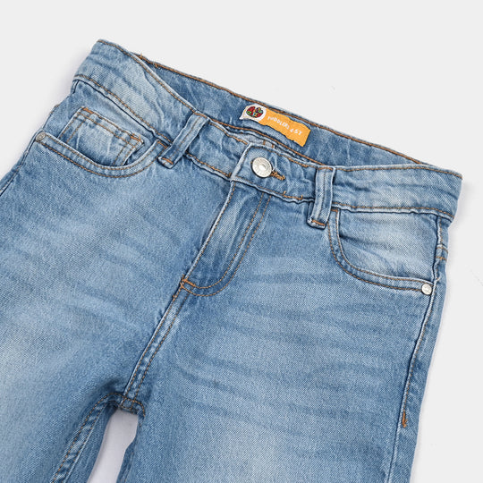 Boys Denim rigid Pant Fully Charged-Light Blue