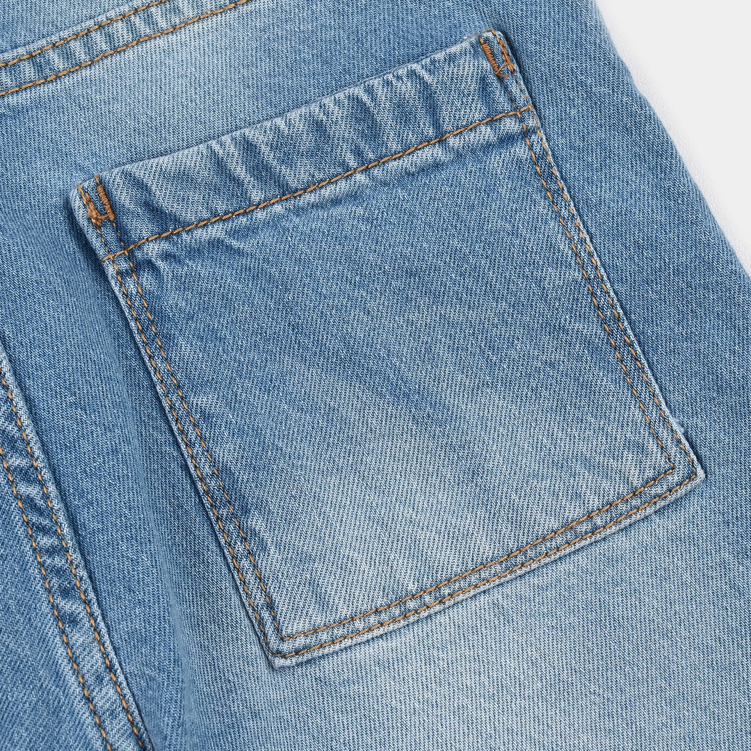 Boys Denim rigid Pant Fully Charged-Light Blue