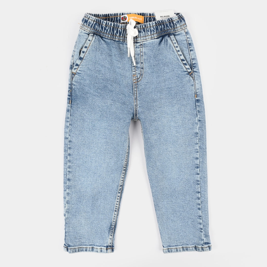 Boys Relaxed Fit Denim Jeans – Light Blue
