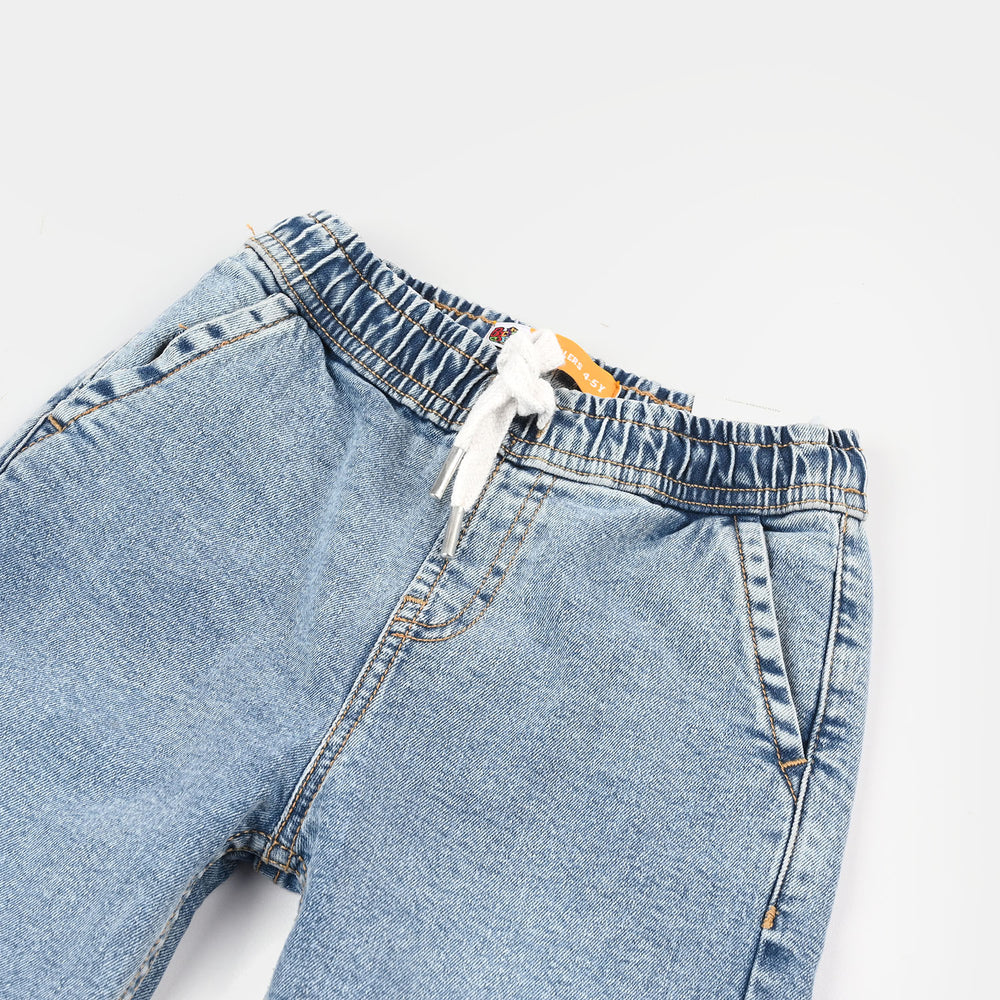Boys Relaxed Fit Denim Jeans – Light Blue