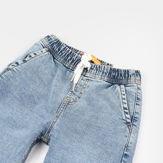 Boys Relaxed Fit Denim Jeans – Light Blue