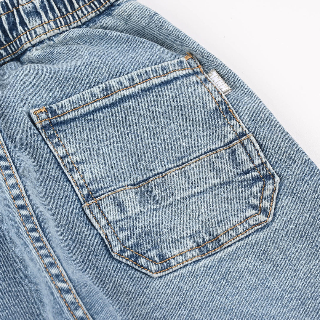 Boys Relaxed Fit Denim Jeans – Light Blue