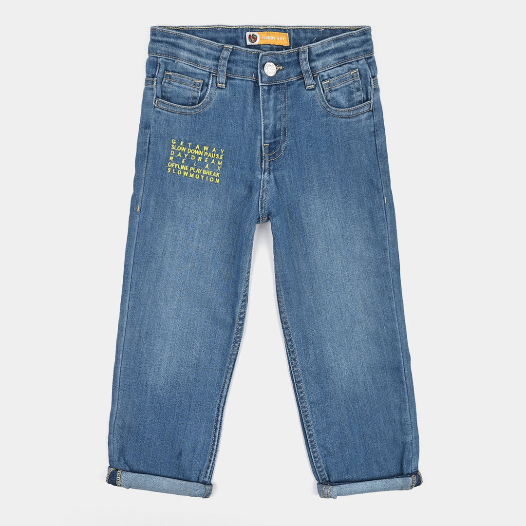 Boys Denim rigid Pant Get Away-L.Blue