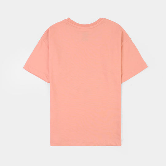 Girls Cotton Jersey T-Shirt Calm Summer
