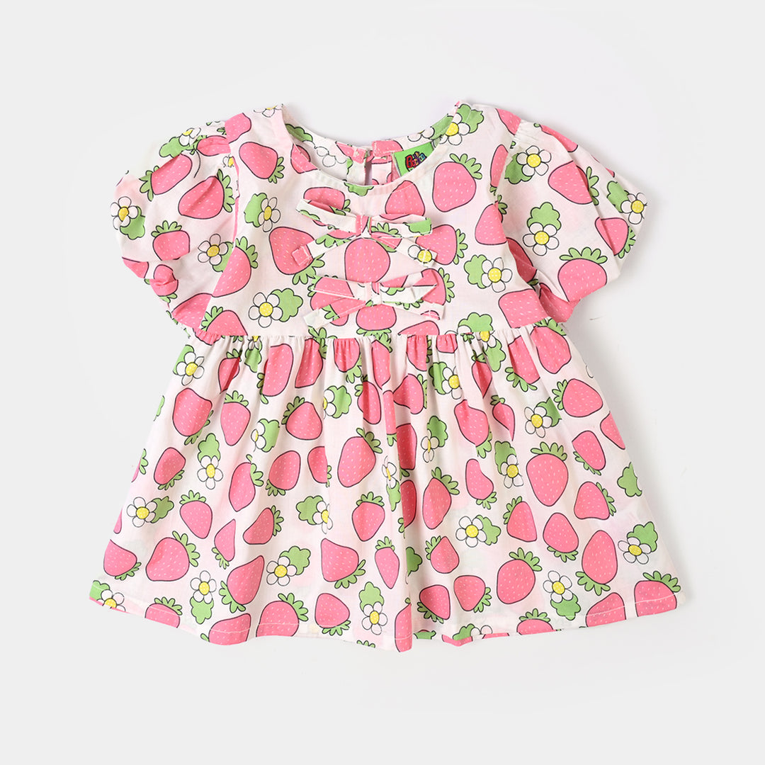 Infant Girls PC Casual Top Strawberry-Multi