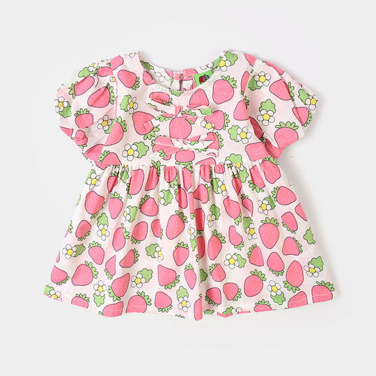 Infant Girls PC Casual Top Strawberry-Multi