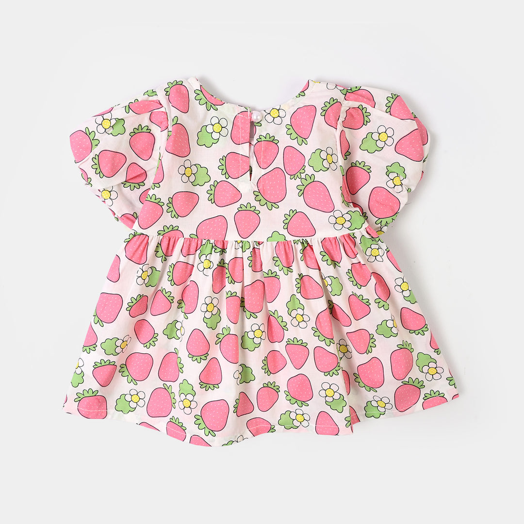Infant Girls PC Casual Top Strawberry-Multi