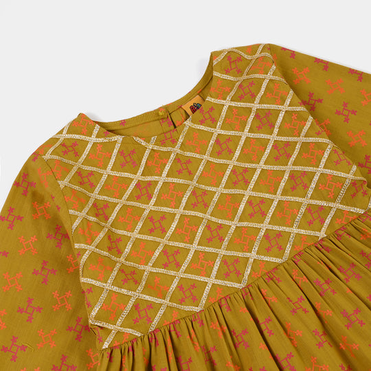 Girls Cotton 2Pcs Zauq-Dhani