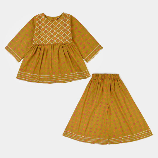 Girls Cotton 2Pcs Zauq-Dhani