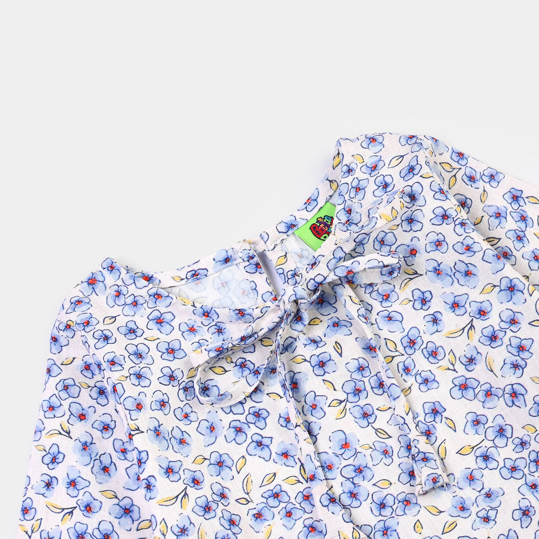 Infant Girls Cotton Printed 2Pcs Sea-Multi