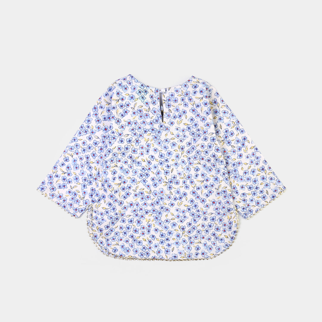Infant Girls Cotton Printed 2Pcs Sea-Multi