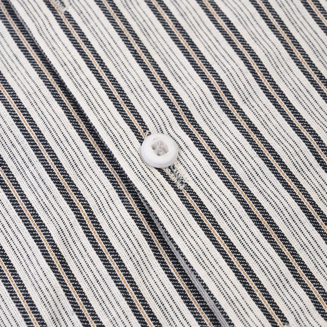 Boys Yarn Dyed Woven Suit-Built To Chase Limits-White.Black