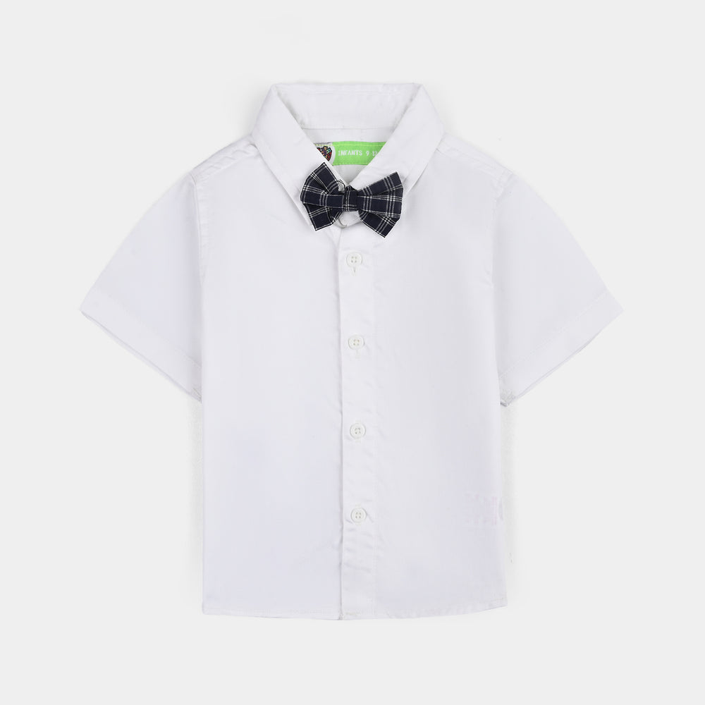 Infant Boys Yarn Dyed 3PC Suit-Little Mister-NAVY