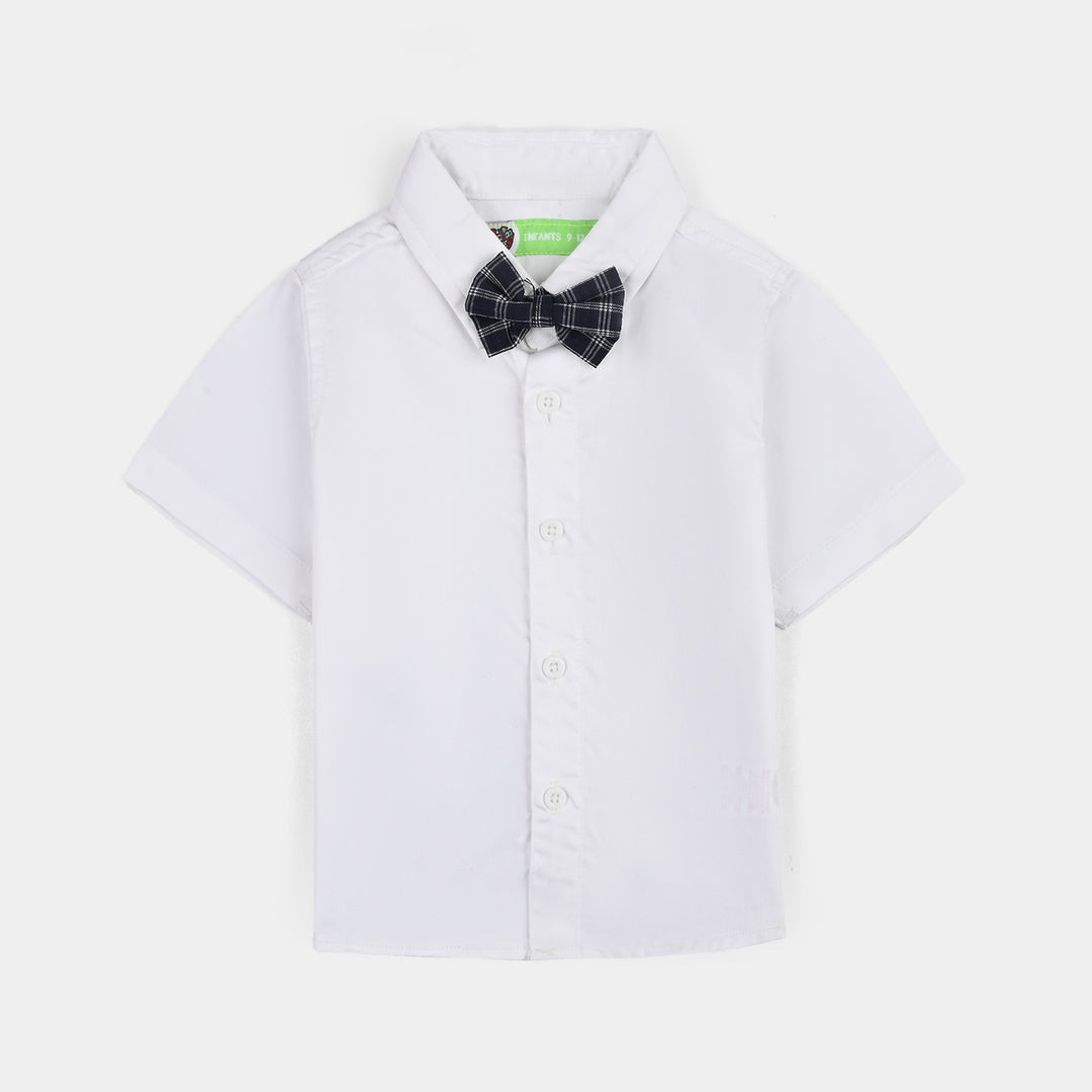 Infant Boys Yarn Dyed 3PC Suit-Little Mister-NAVY