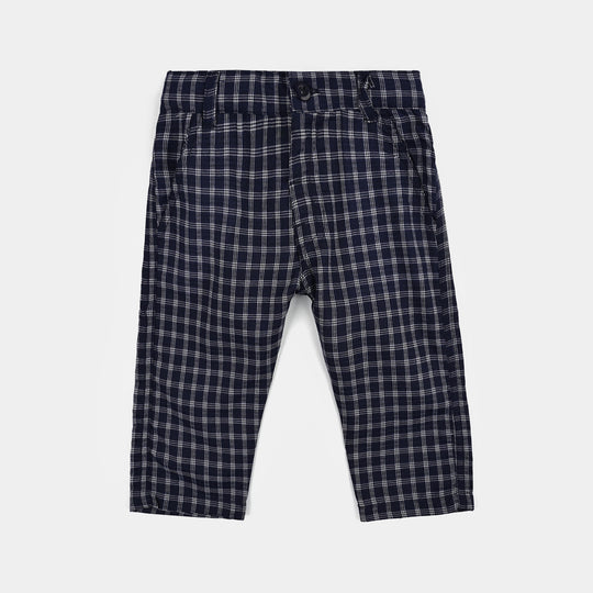 Infant Boys Yarn Dyed 3PC Suit-Little Mister-NAVY