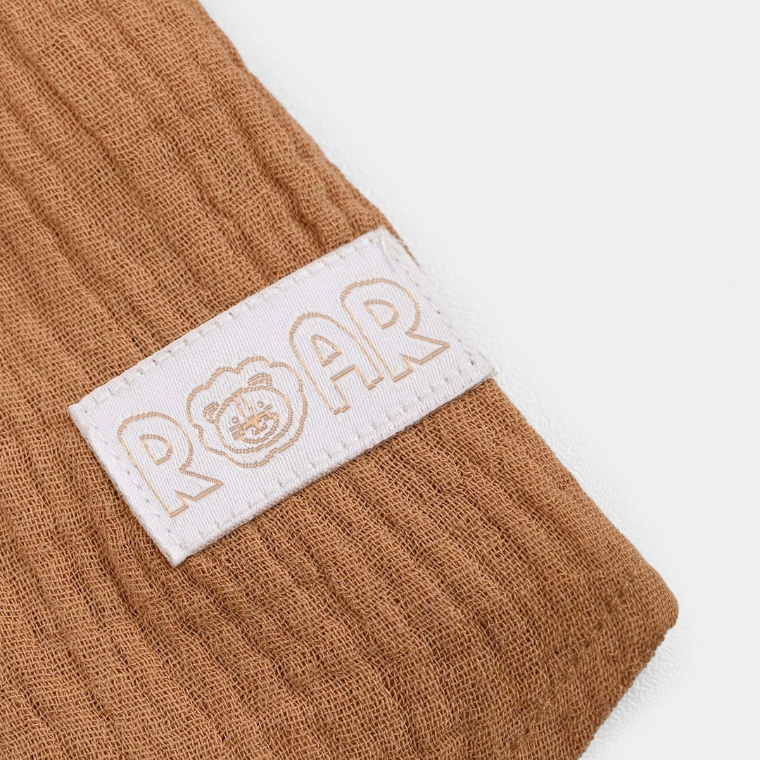 Infant Boys Gauze Woven Suit-Cocoa-BROWN