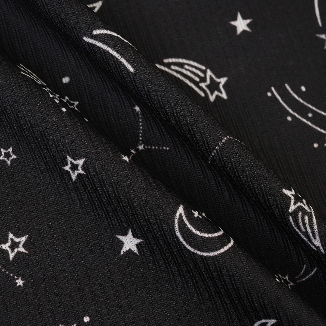 Boys Poly Cotton Night Suit SHOOTING STAR-BLACK
