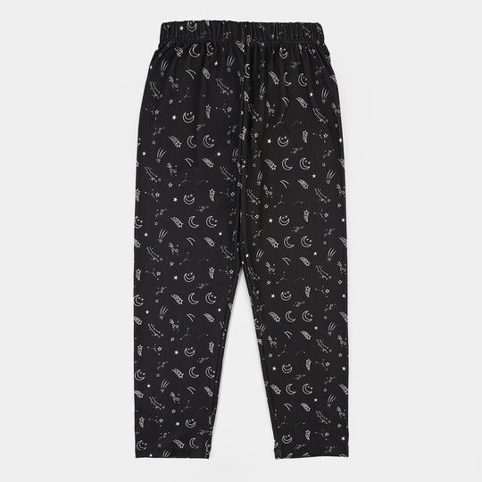Boys Poly Cotton Night Suit SHOOTING STAR-BLACK