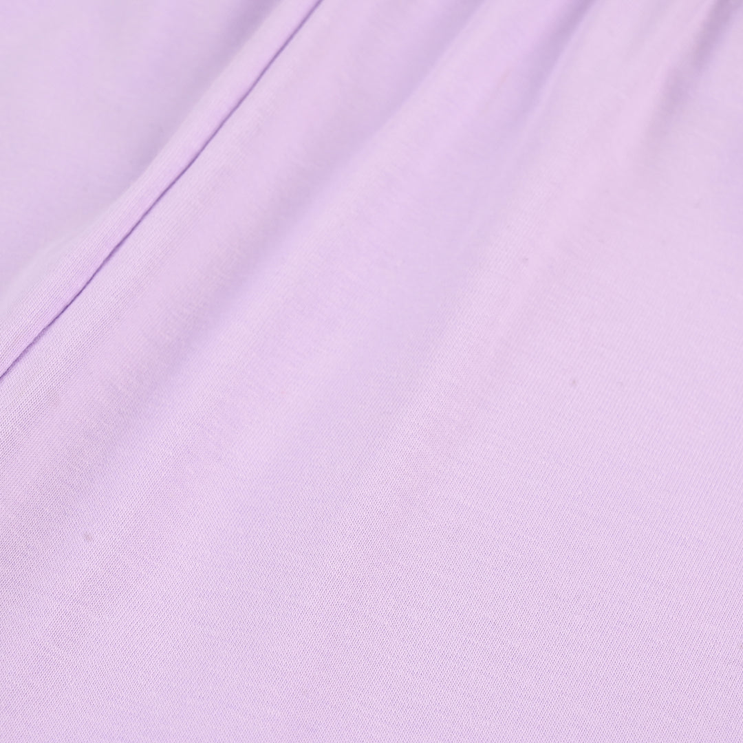 Girls Lycra Jersey Plain Tights - Purple