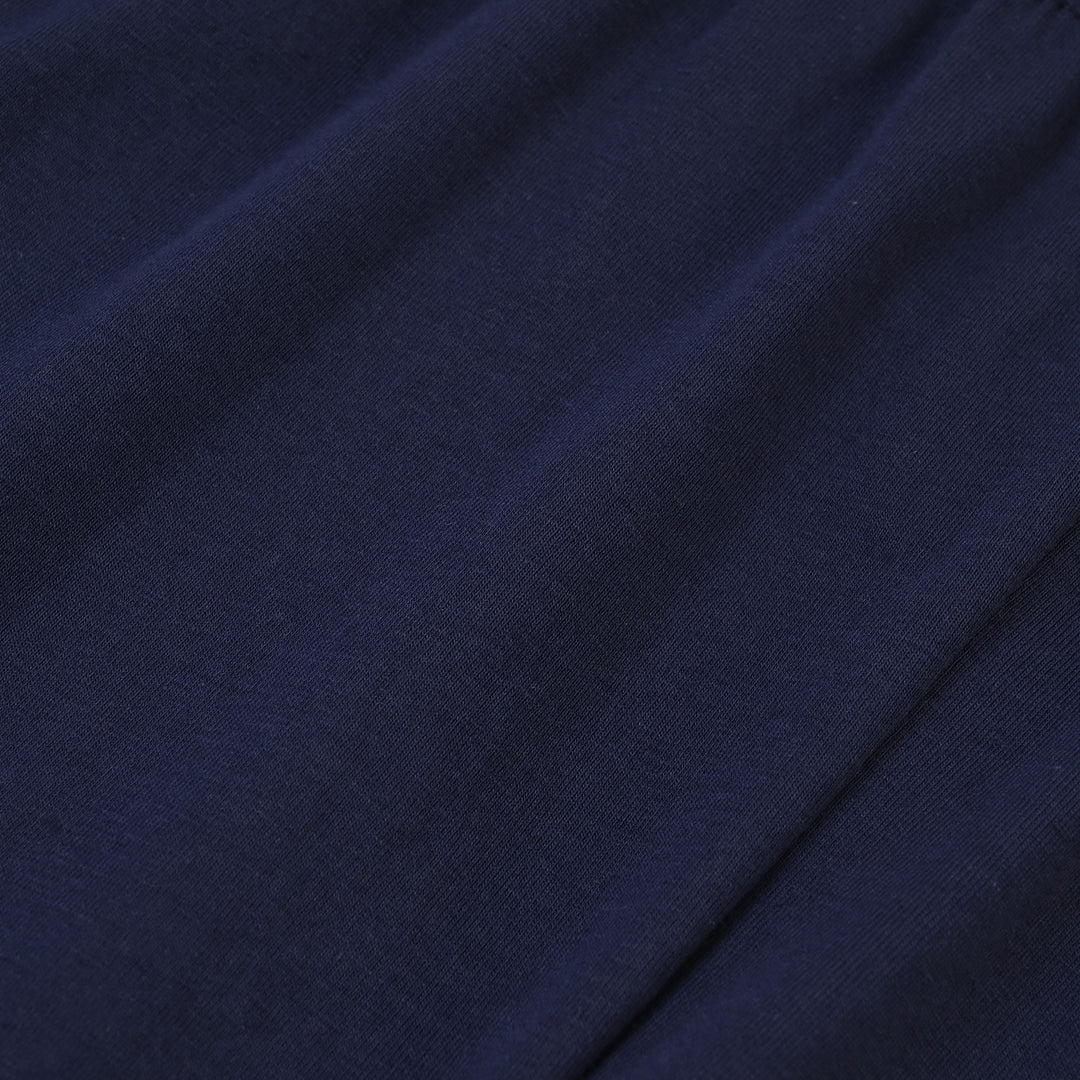 Girls Lycra Jersey Plain Tights - NAVY