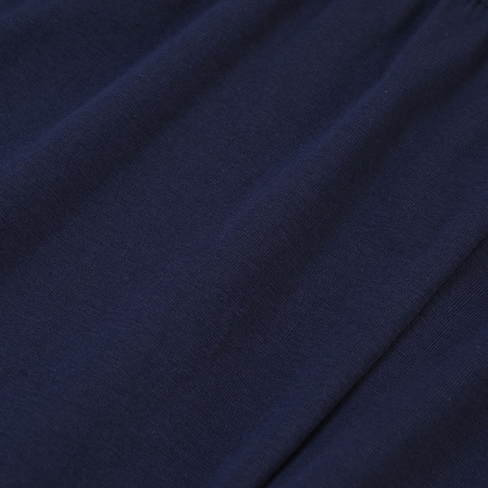 Girls Lycra Jersey Plain Tights - NAVY