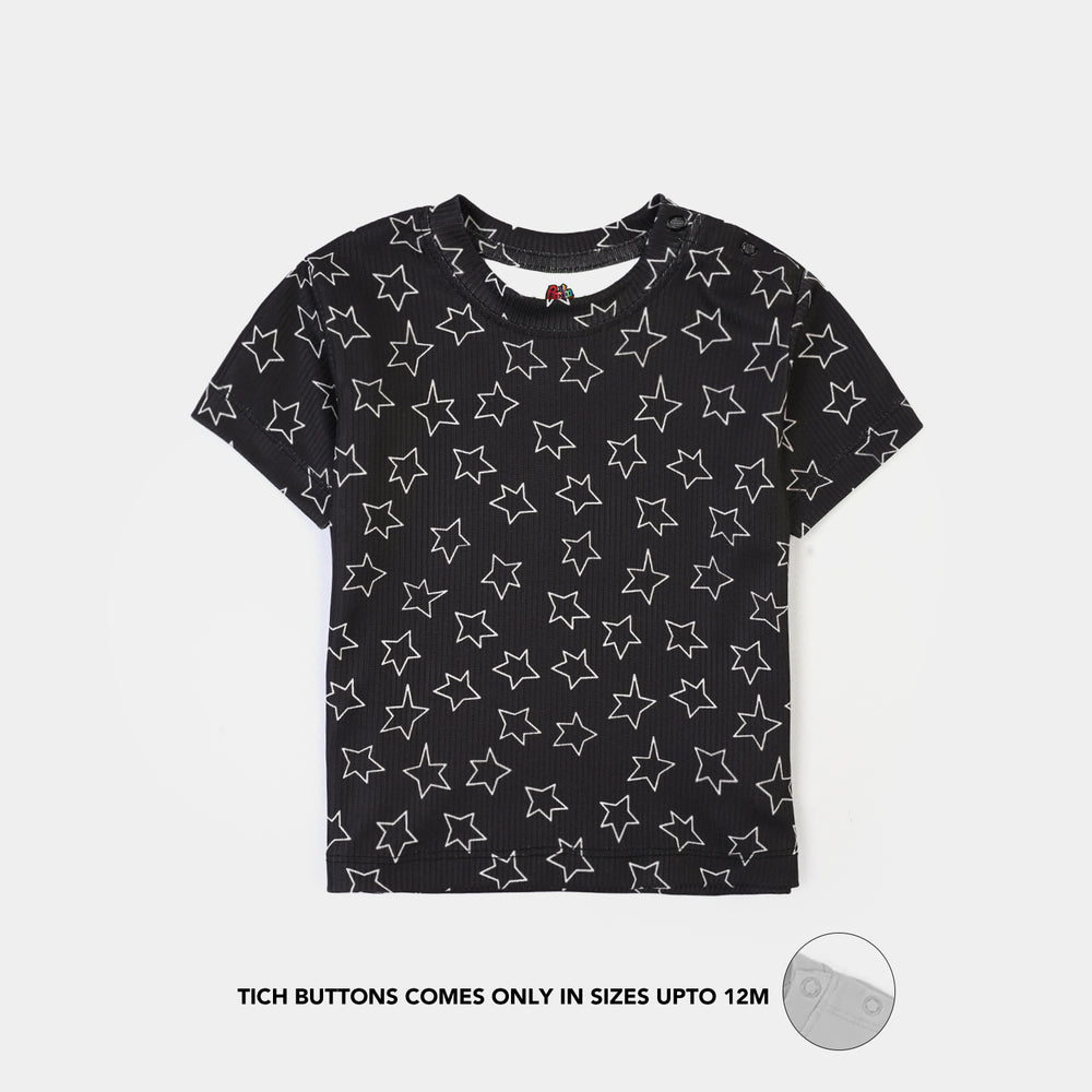 Infant Boys Poly Cotton Night Suit TWINKLE-BLACK