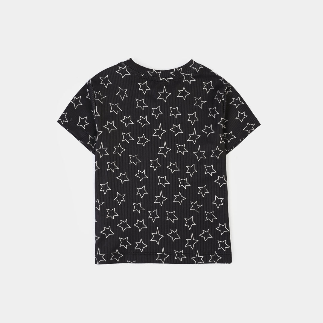 Infant Boys Poly Cotton Night Suit TWINKLE-BLACK