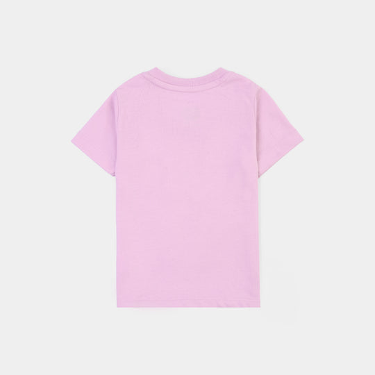 Infant Girls Poly Cotton Jersey Night Suit STITCH-Purple
