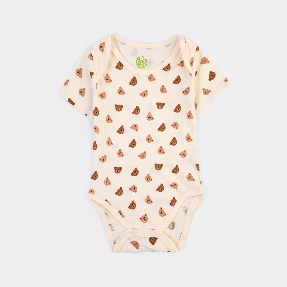 Infant Boys Cotton Jersey 2 Piece Set BABY BEAR- Beige