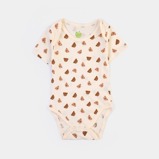 Infant Boys Cotton Jersey 2 Piece Set BABY BEAR- Beige