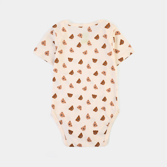 Infant Boys Cotton Jersey 2 Piece Set BABY BEAR- Beige