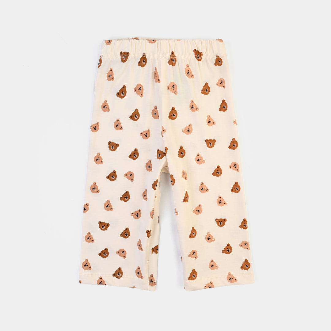 Infant Boys Cotton Jersey 2 Piece Set BABY BEAR- Beige