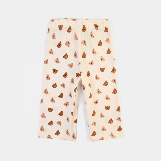 Infant Boys Cotton Jersey 2 Piece Set BABY BEAR- Beige