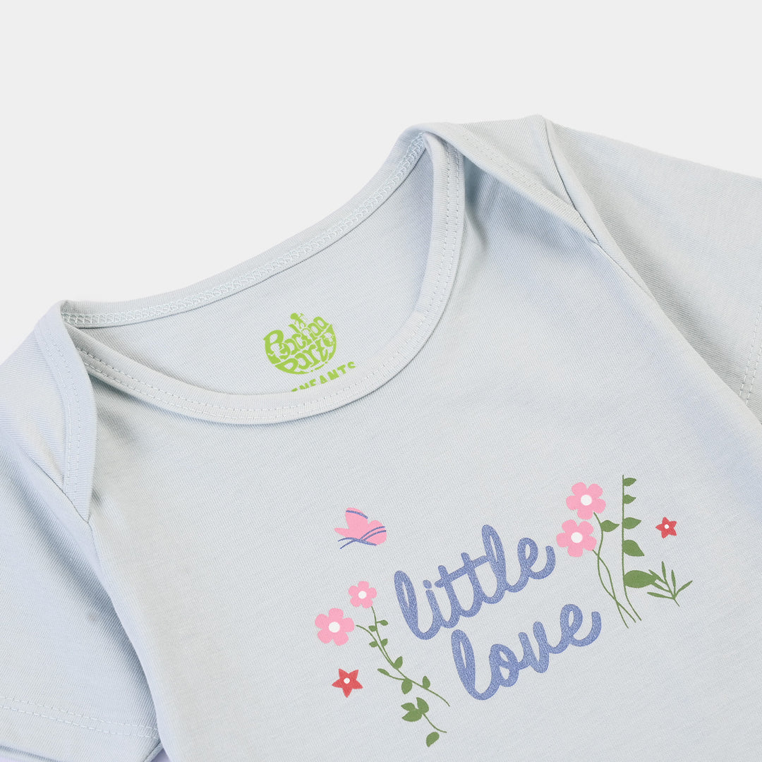 Infant Boys Cotton Jersey 2 Piece Set Little love