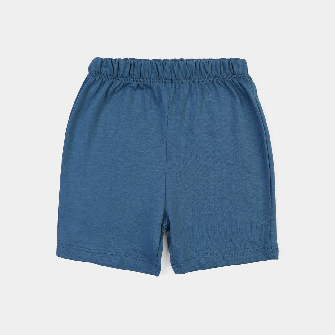 Infant Boys Cotton Jersey 2 Piece Set Be Brave-Yellow.Blue