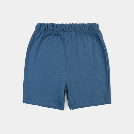 Infant Boys Cotton Jersey 2 Piece Set Be Brave-Yellow.Blue