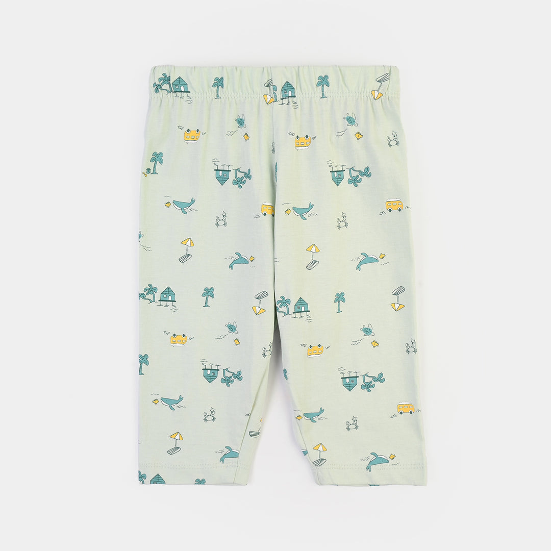 Infant Boys Cotton Jersey 2 Piece Set Beach HUT-Blue