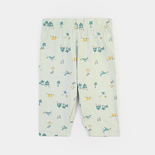 Infant Boys Cotton Jersey 2 Piece Set Beach HUT-Blue