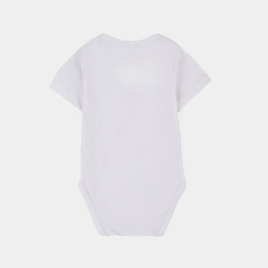 Infant Girls Cotton Jersey 2 Piece Set Character - White/Pink