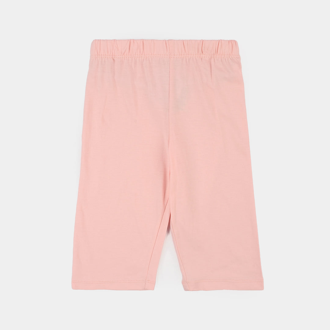 Infant Girls Cotton Jersey 2 Piece Set Character - White/Pink